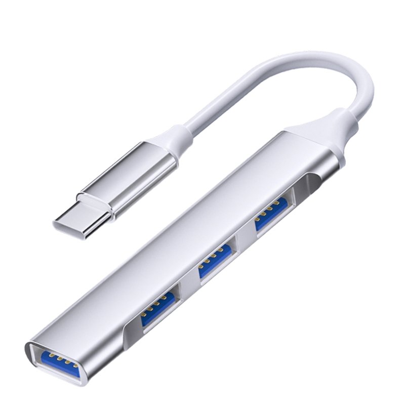 ZHIDELI 4 in 1 Ports USB 3.0 Hub, 4 Port USB Port Expander USB Extender USB C Hub Multiport Adapter USB Port Hub USB Multiport Charger Laptop USB Port Expander USB Extension Cable Multiple Port 1x3.0+3x2.0