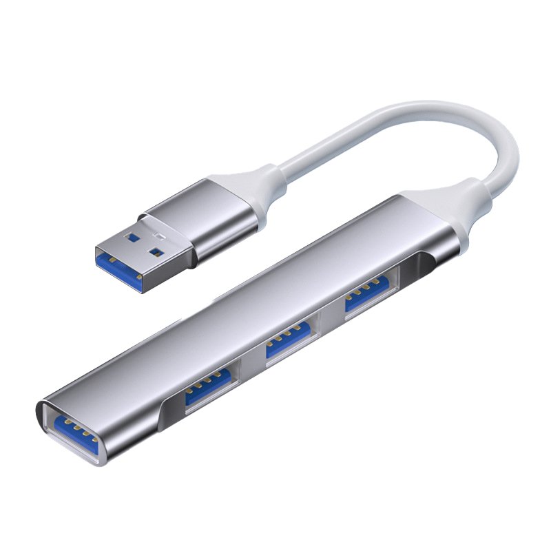 ZHIDELI 4-Port Powred USB 3.0 Hub, USB Extender USB Splitter with 3* USB 2.0, 1* USB 3.0 port, USB Extender for A Port Laptop, PC, PS4/5, Xbox, Car and More