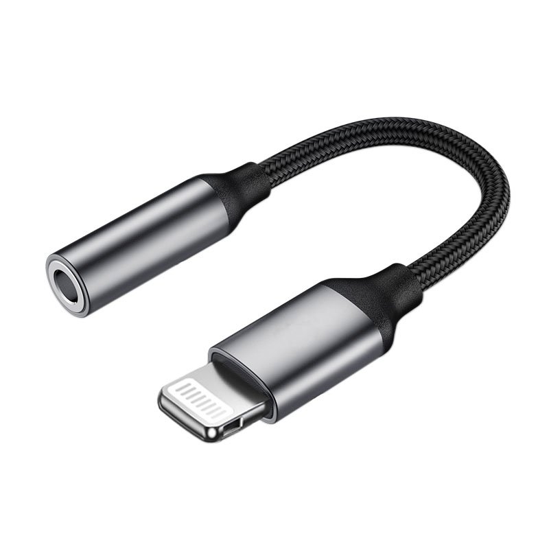 ZHIDELI Headphone Adapter for iPhone Lightning to 3.5mm Adapter Apple MFi Certified Lightning Aux Audio Jack Dongle Compatible with iPhone 14 Pro Max/14 Plus/13 12 Pro Max/SE/11 Pro Max/XS, Grey