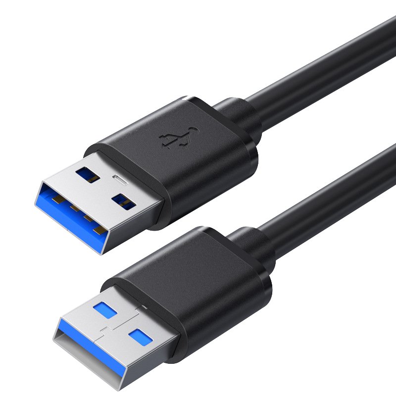 ZHIDELI USB 3.0 A to A Male Cable 3Ft,USB to USB Cable USB Male to Male Cable USB Cord with Gold-Plated Connector for Hard Drive Enclosures, DVD Player, Laptop Cooler (3Ft/1M)